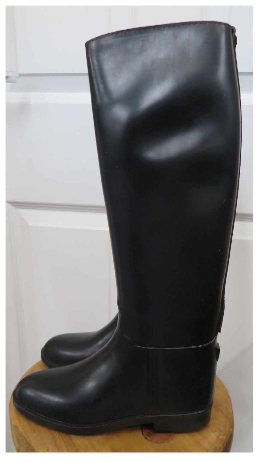 Size 4/4.5, Aigle Ecuyer, Black Rubber Boots (Calcutts Stock)
