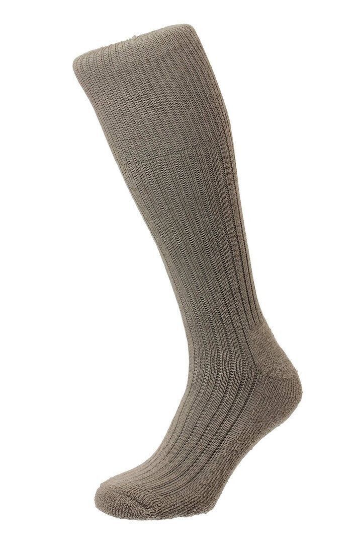 Wool Rich Boot Socks, Size: 6-11, Colour: Khaki