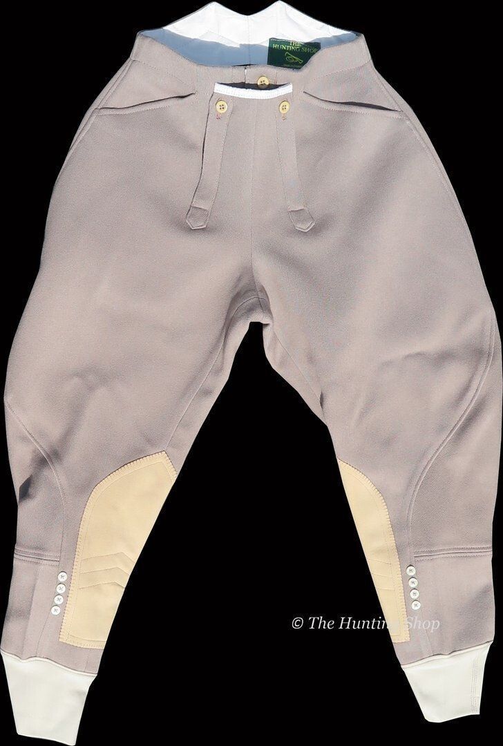 *Ladies Cavalry Twill Hunting Breeches, Fastening: Side Button, Waist Size: 32", Special Measure: No, Colour: Fawn