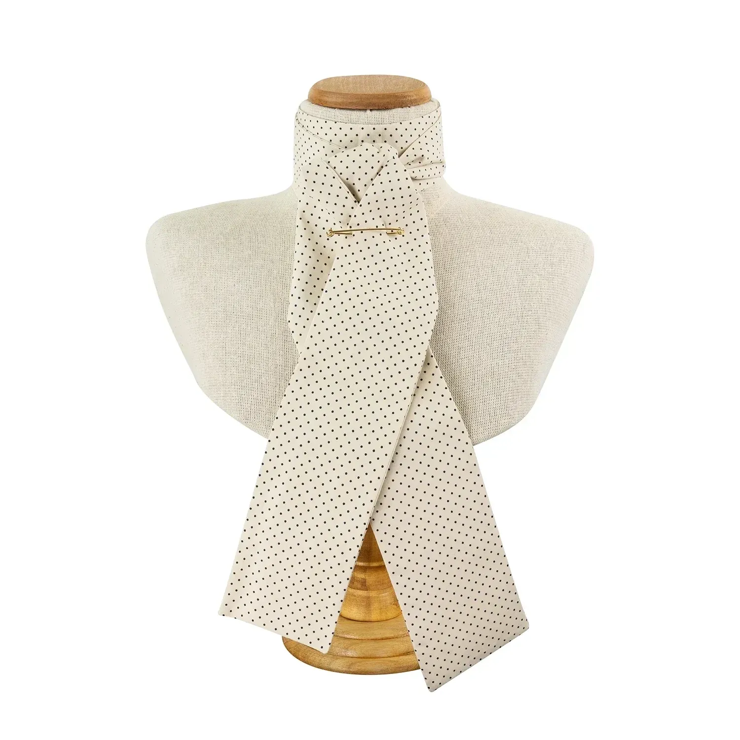 Spotted Stocks, Size: Large, Colour: Cream with Navy spot