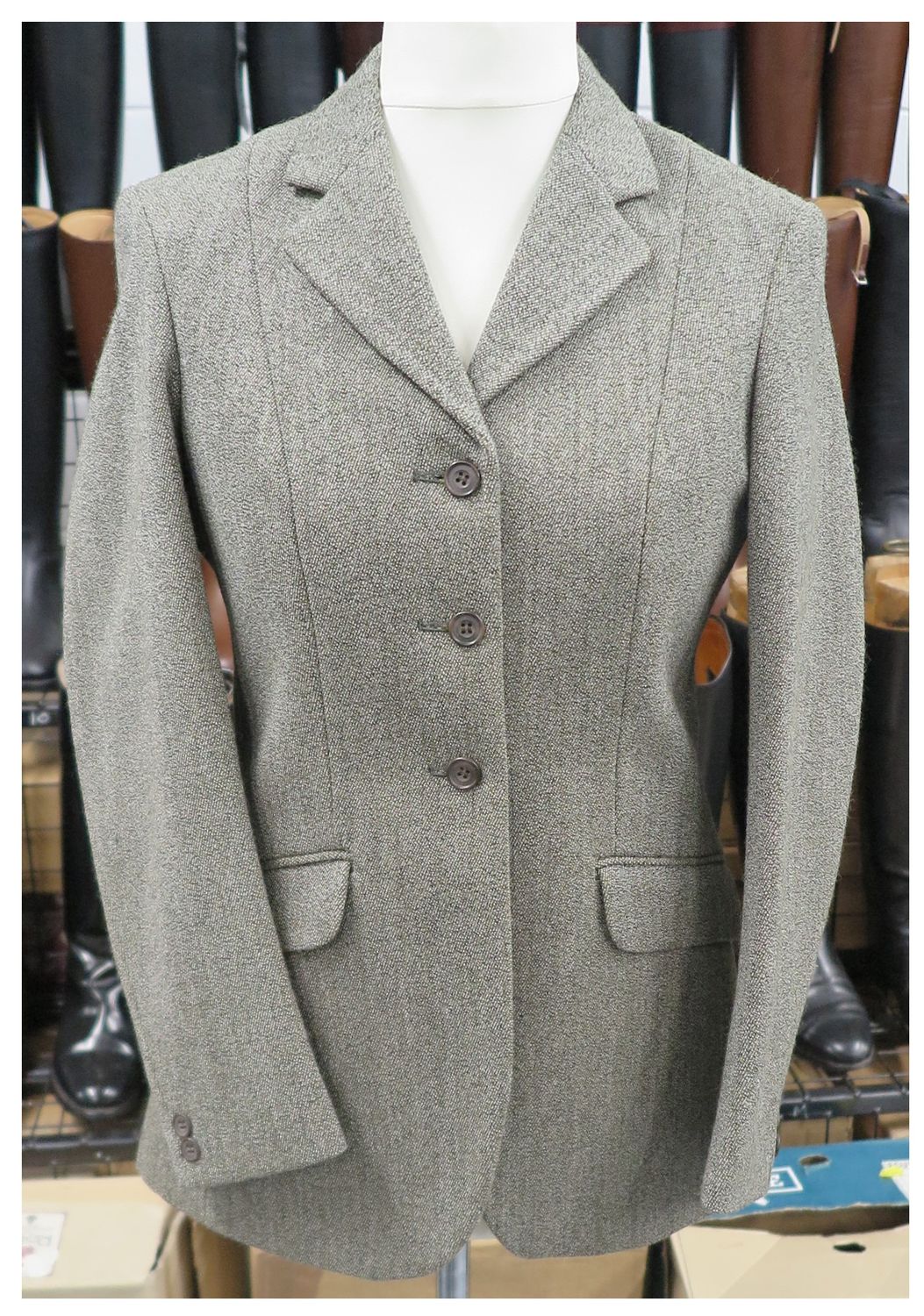 Ladies 36" Mears , Keepers Tweed Hacking Jacket