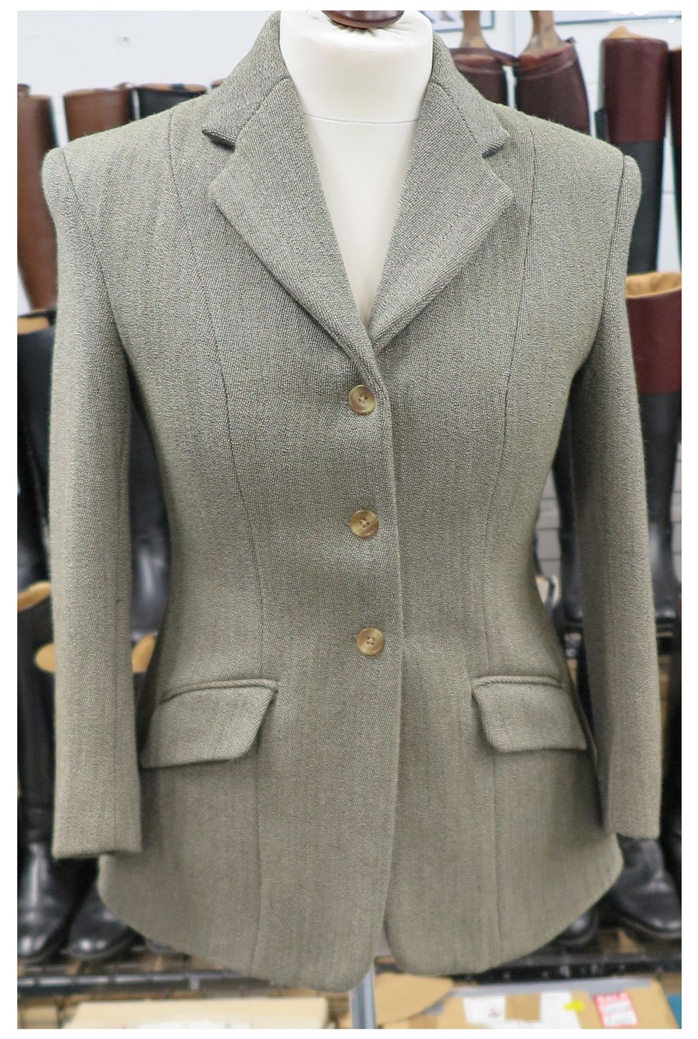 Ladies 38", Keepers Tweed Hacking Jacket