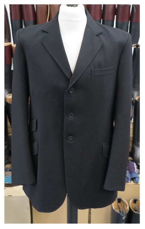 Gents 42" W & H Gidden, Black Hunt Coat