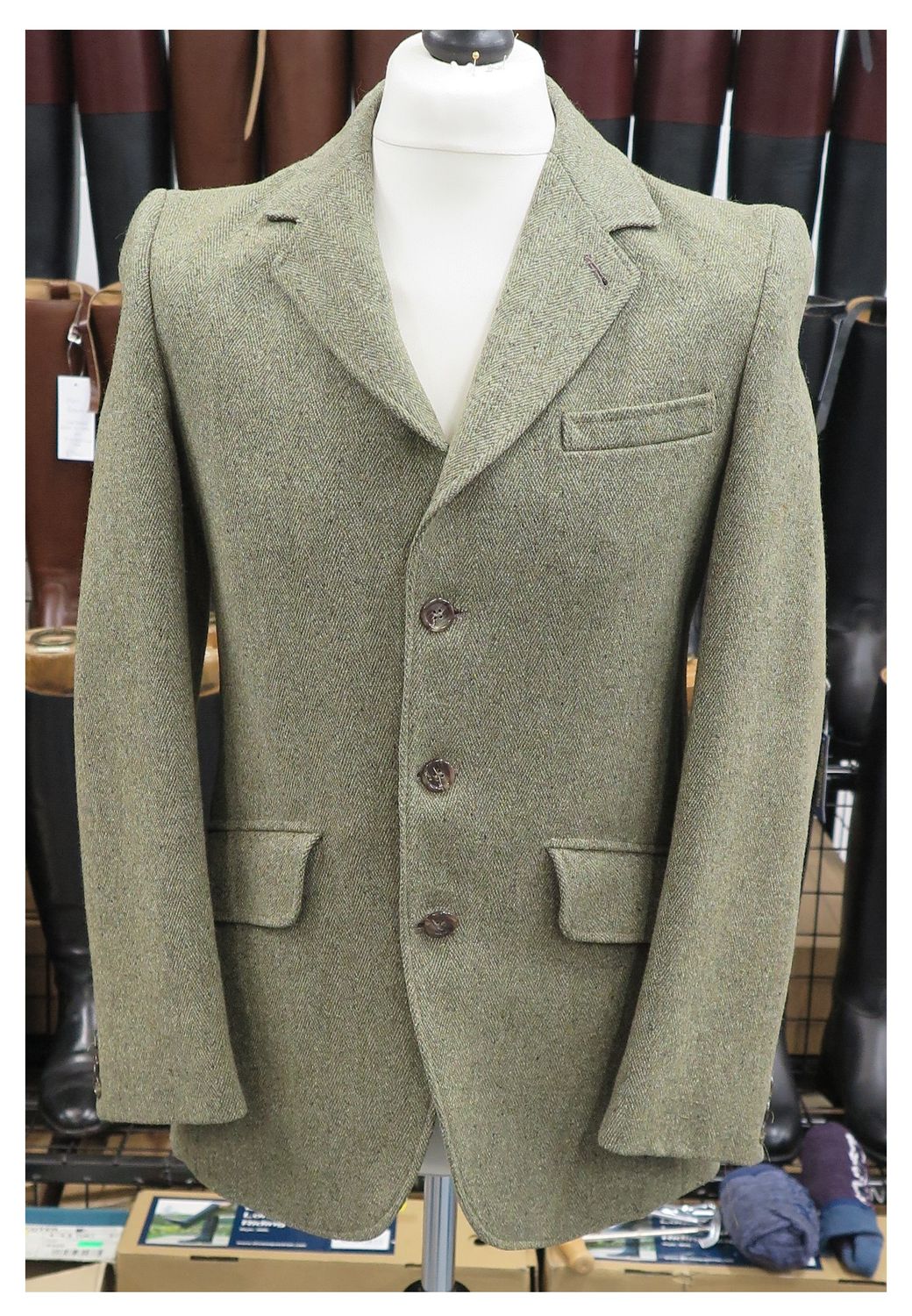 Gents 38", Derby Tweed Hacking Jacket