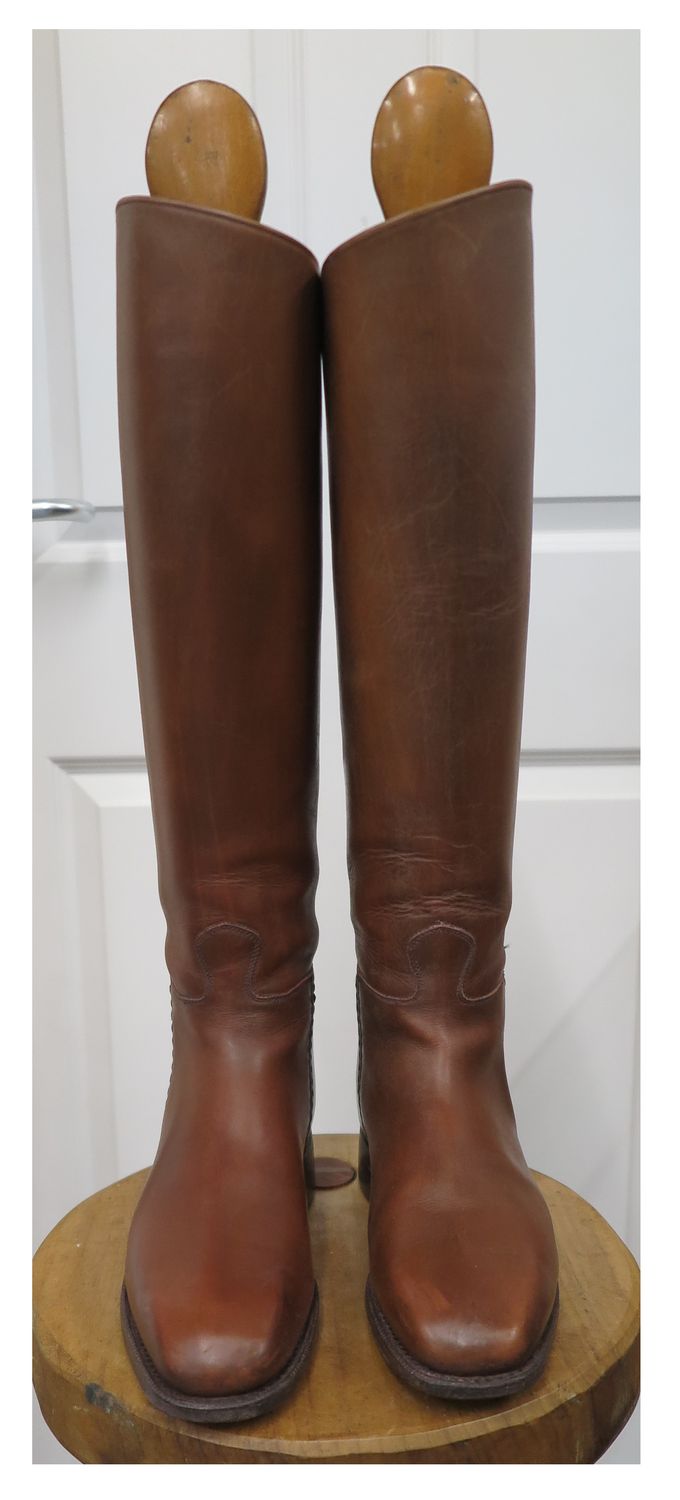 Size 5 Cavallo, Brown Leather Boots