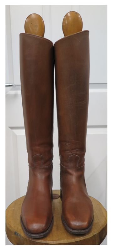 Size 5 Cavallo, Brown Leather Boots