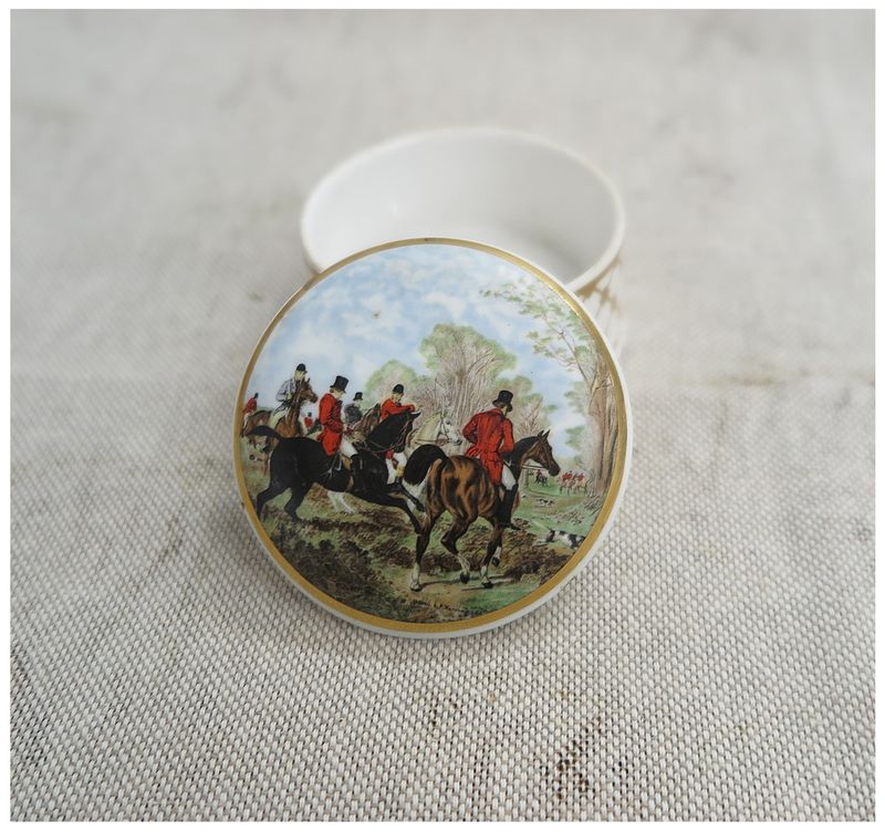 Large  China Trinket box