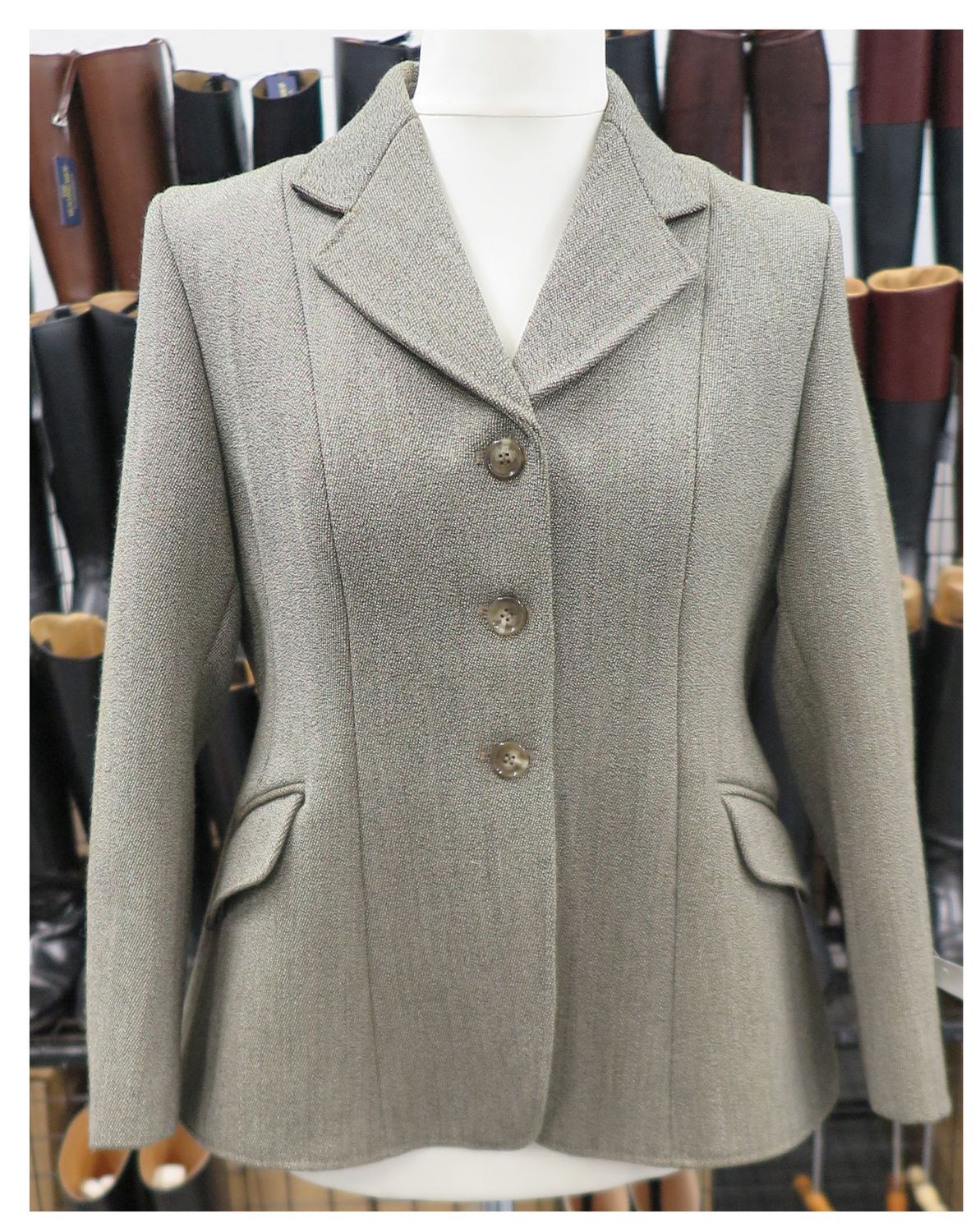 Ladies 40" Calcutts, Keepers Tweed Hacking Jacket (Ex Calcutts Stock)