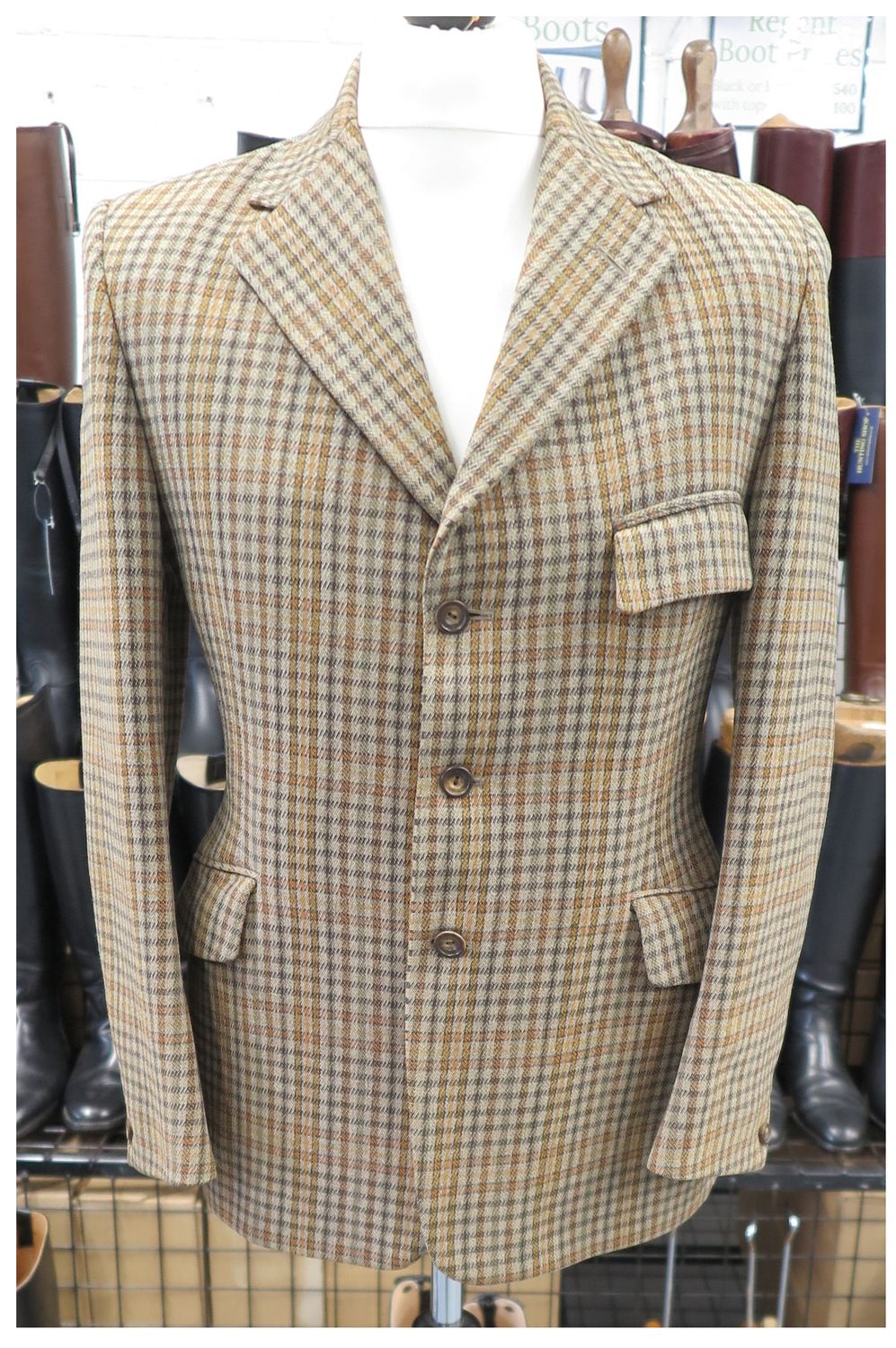 Gents 38" Phillips & Piper, Tweed Hacking Jacket