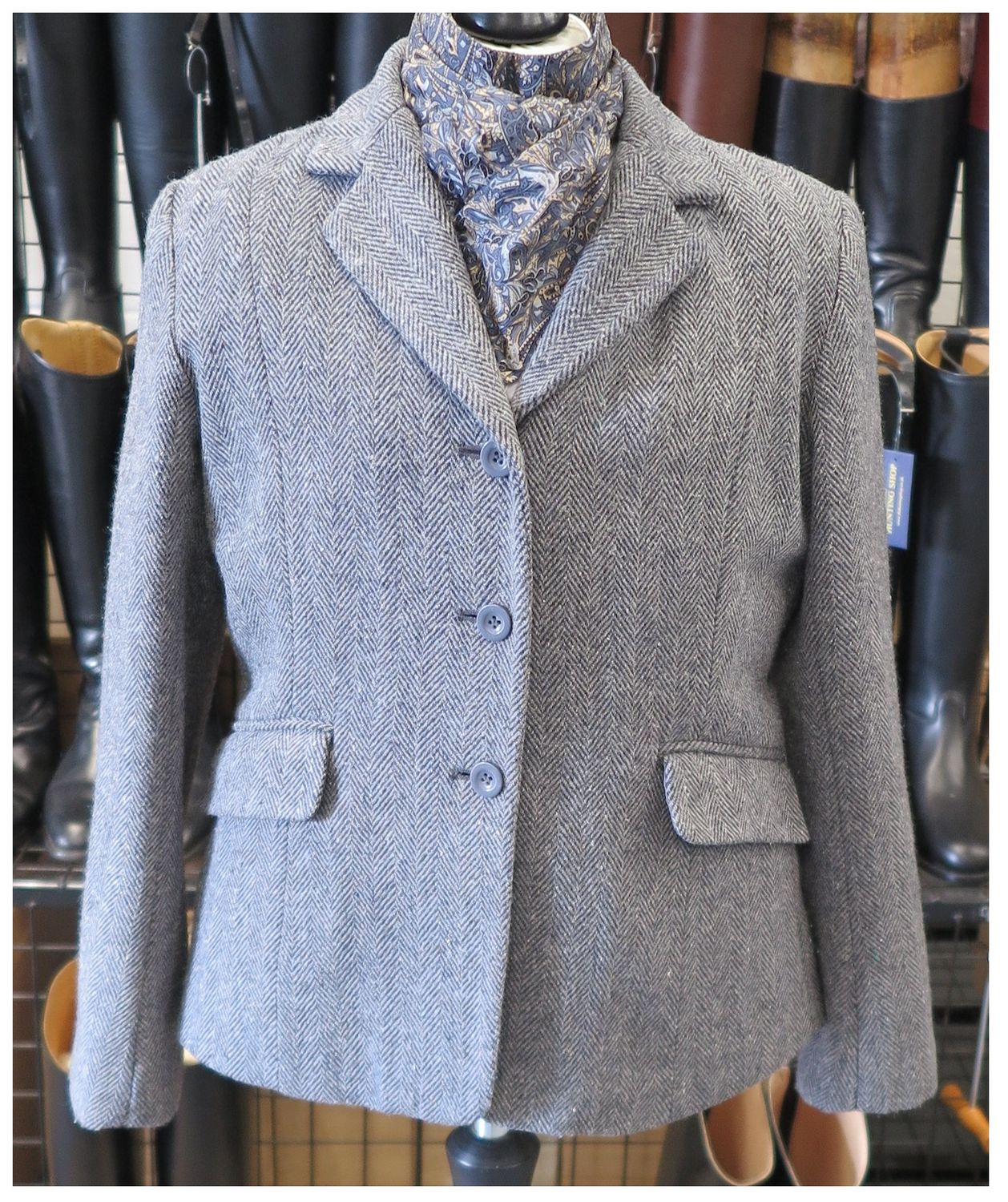 Girls 34", Tweed Hacking Jacket