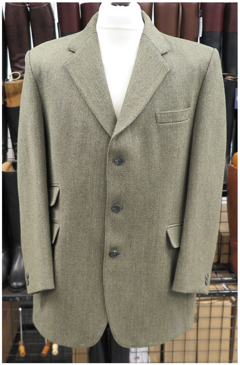 Gents 44" Brook Taverner, Keepers Tweed Hacking Jacket