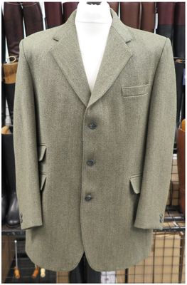 Gents 44" Brook Taverner, Keepers Tweed Hacking Jacket