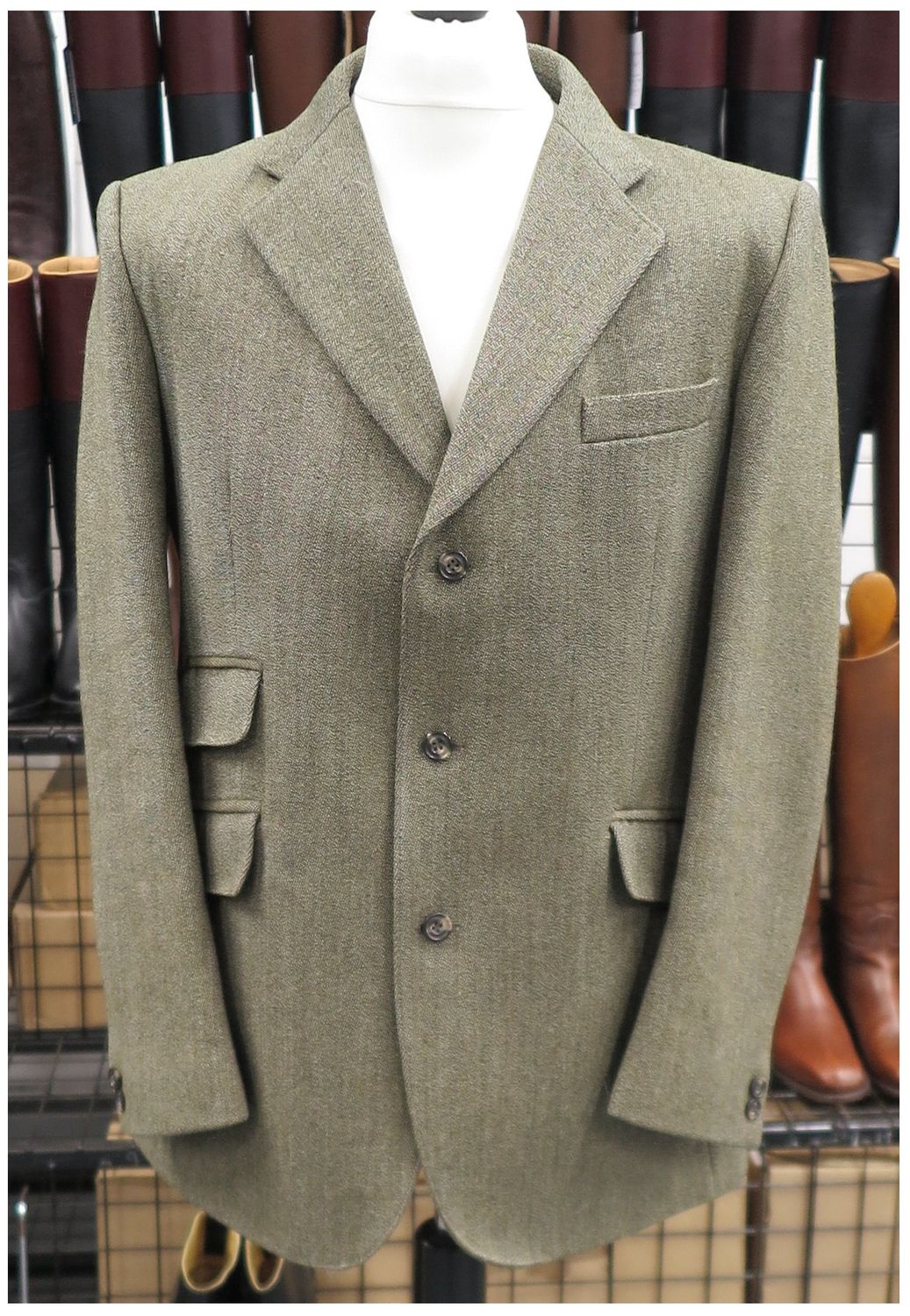 Gents 42" Brook Taverner, Keepers Tweed Hacking Jacket