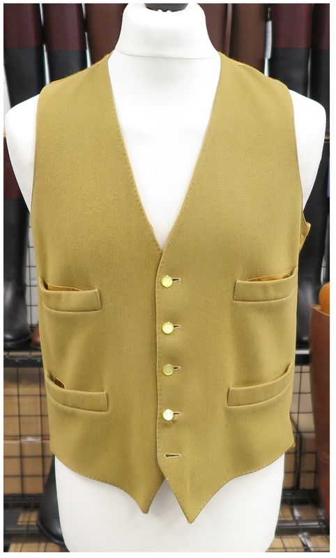 Gents 40", Mustard Waistcoat