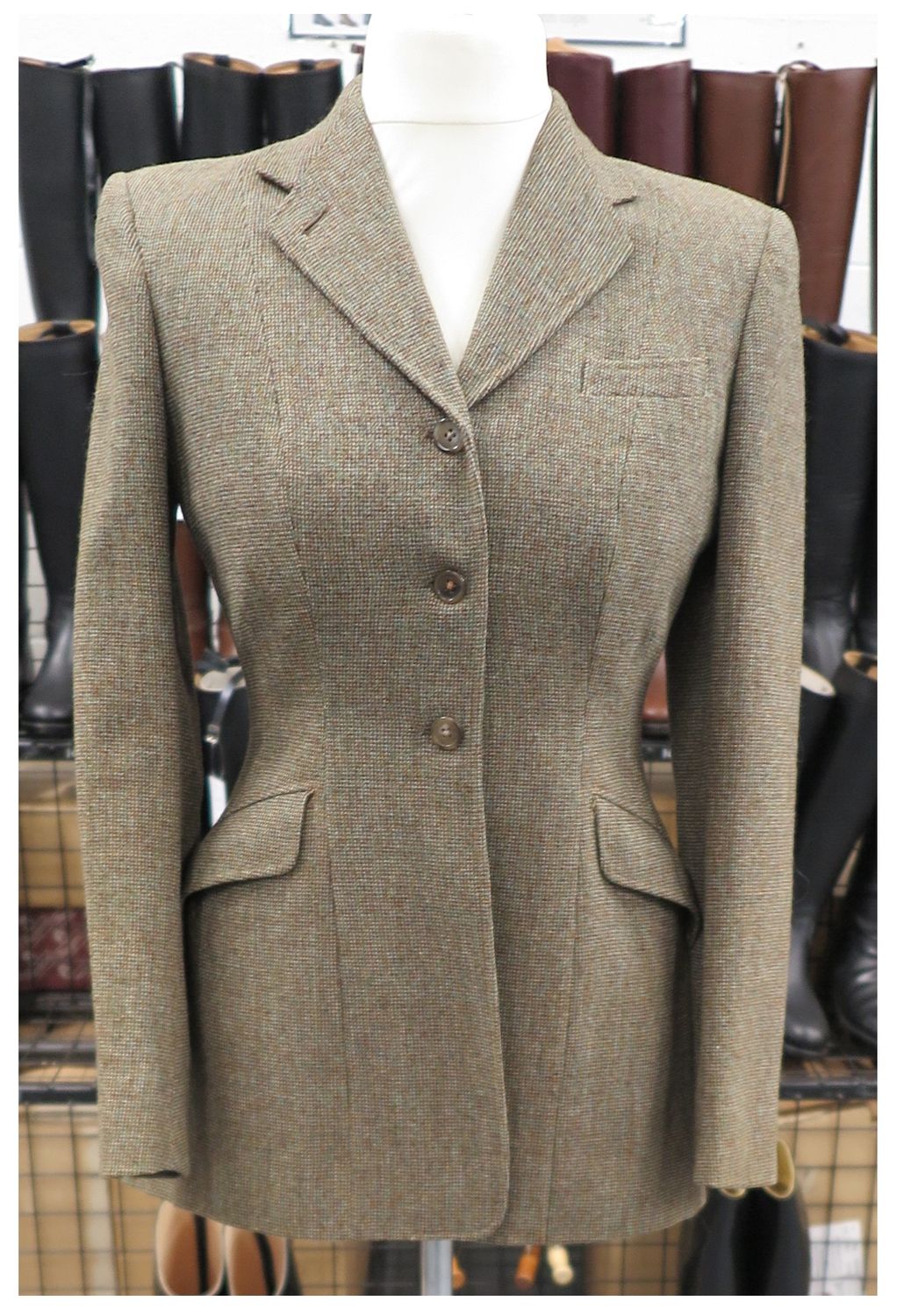 Ladies 36" Moss Bros, Tweed Hacking Jacket