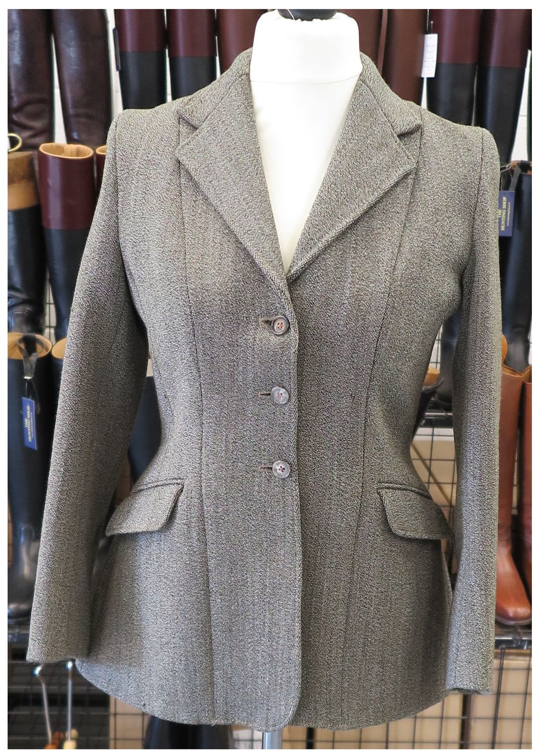 Ladies 36" Caldene, Keepers Tweed Hacking Jacket