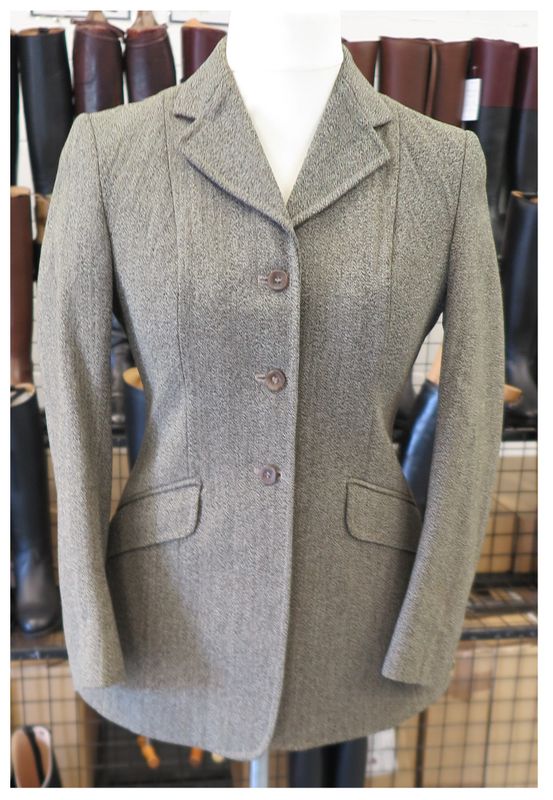 Ladies 34" Harry Hall, Keepers Tweed Hacking Jacket