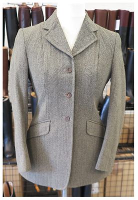 Ladies 34" Harry Hall, Keepers Tweed Hacking Jacket