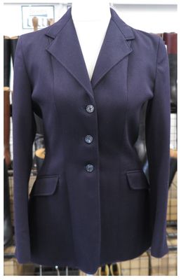 Ladies  36" Caldene Navy Hunt Coat