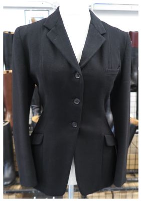 Ladies 34" Parr & Co, Black Hunt Coat