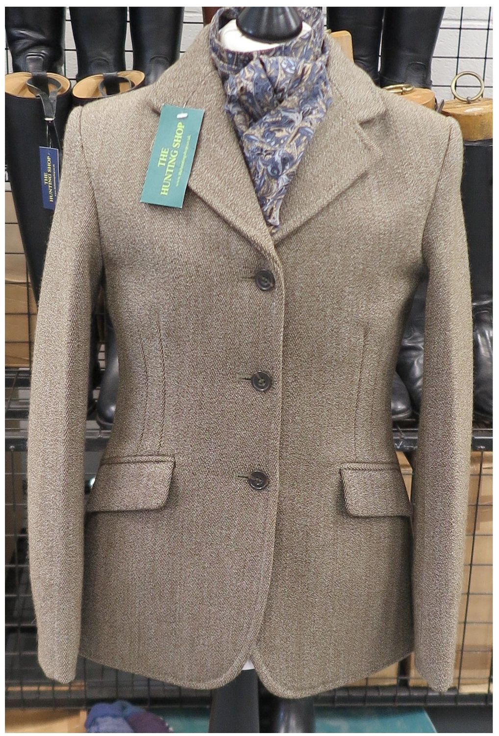 Girls 30" Keepers Tweed Hacking Jacket