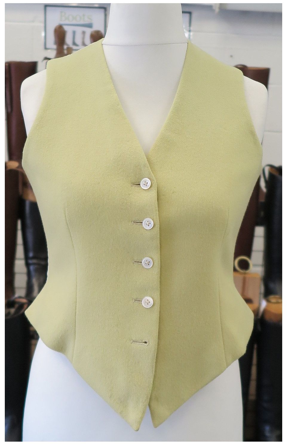 Ladies 34" Roberts & Carroll, Gold Waistcoat