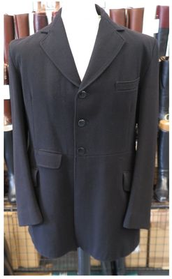Gents 44" Caldene, Black Hunt Coat