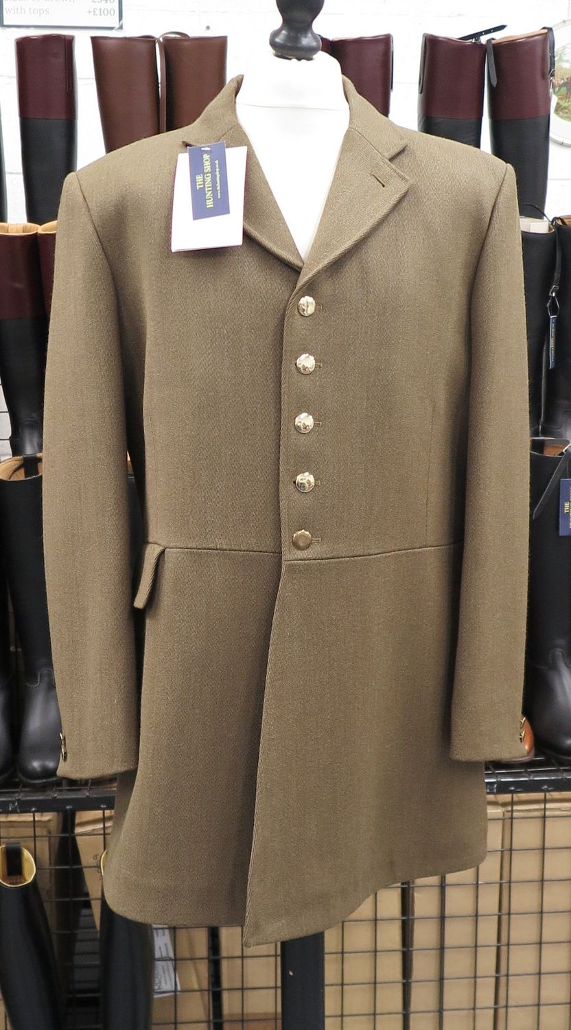 Gents 46" (5 button) Beresford, Brown Keepers Tweed Hunt Coat