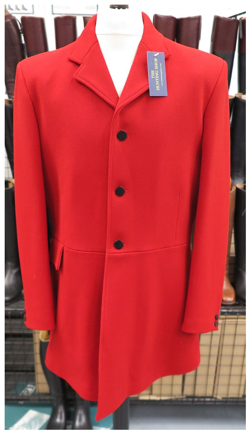 Gents 46" (3/5 button) Beresford Scarlet Hunt Coat