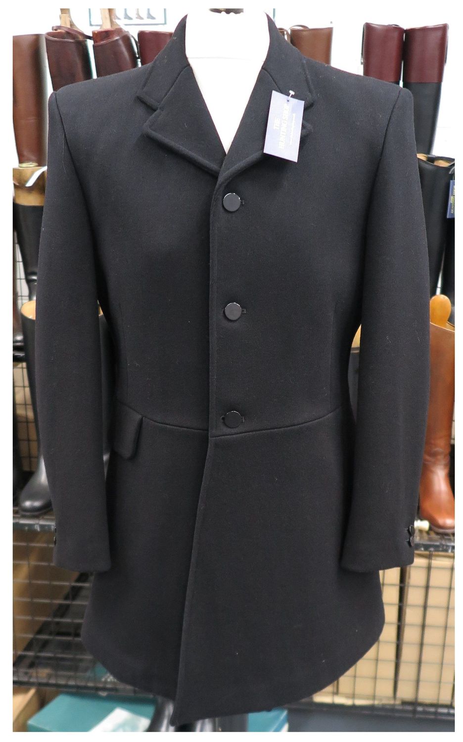 Gents 50" Waterford, Black Hunt Coat