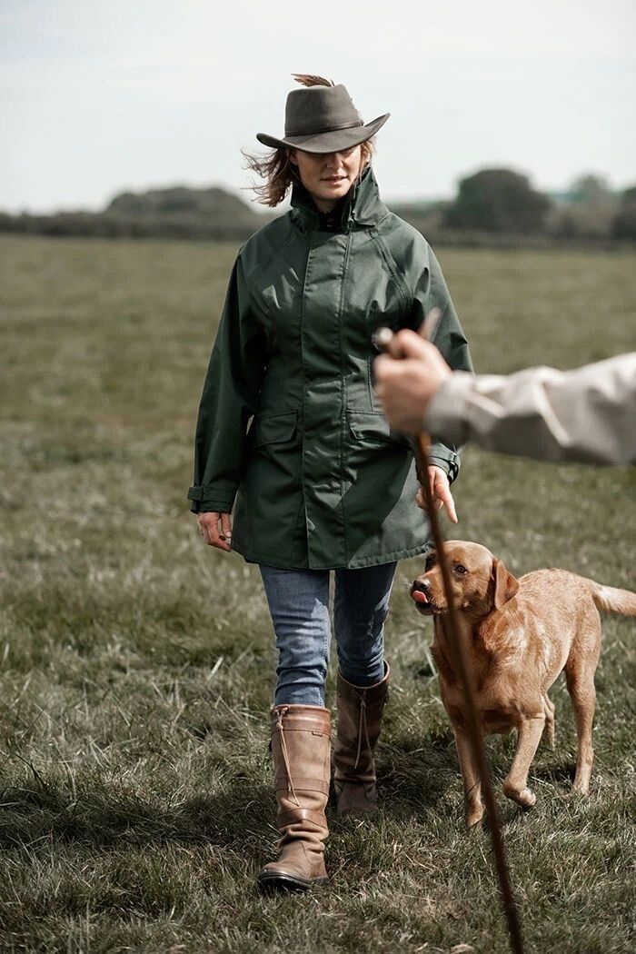 Ladies 40-42" Green,  "Classic" RI-DRY Waterproof Hunter Coats