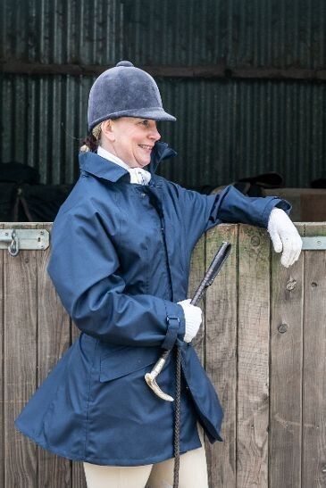 Ladies 40-42"Navy,  "Classic" RI-DRY Waterproof Hunter Coats