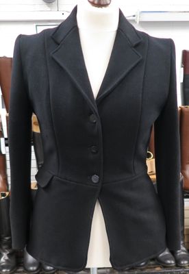 Ladies 40", Caldene Black Hunt Coat