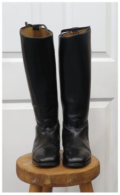 Size 7, Wheatley, Black Leather Boots