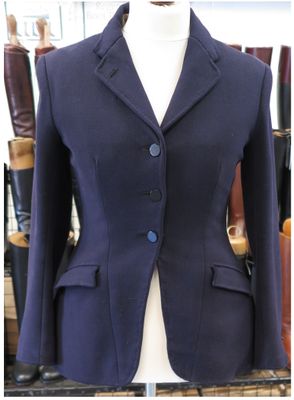Ladies  38" Bernard Weatherill, Navy Hunt Coat