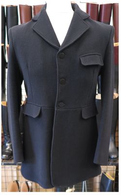 Gents 40" Saddle Master , Black Hunt Coat