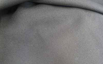 Heavyweight Black Cavalry Twill Fabric