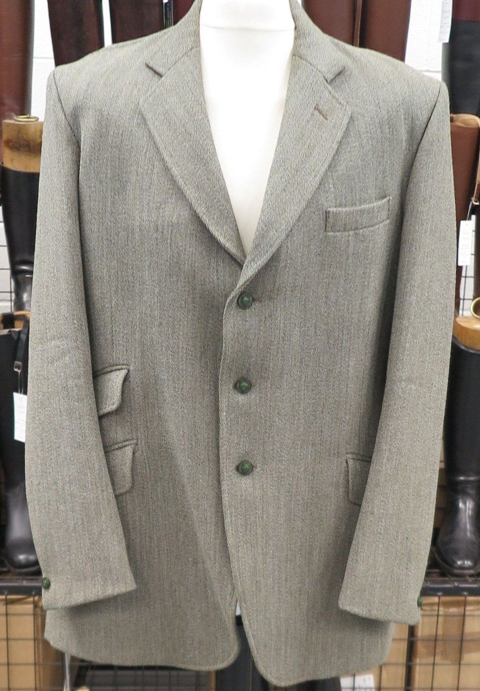 Gents 44" Derby House, Tweed Hacking Jacket