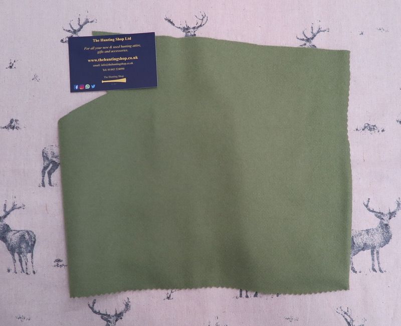 Ladies, Apple Green Hunt Collar Fabric Ladies, Apple Green Hunt Collar Fabric