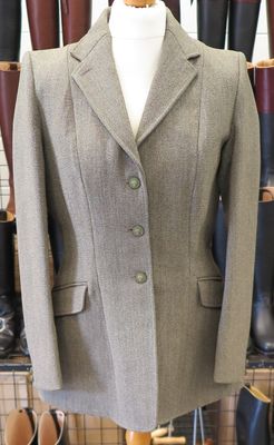 Ladies 36" Derby House, Keepers Tweed Hacking Jacket
