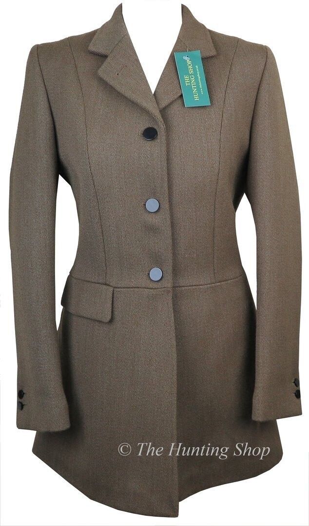 *Ladies Augusta Tweed Hunt Coats, Size: 32, Special Measures: No, Buttons: 3, Lining: Cotton Tattersall, Pockets: 1 Front Pocket, Fabric: Brown Heavyweight Keepers