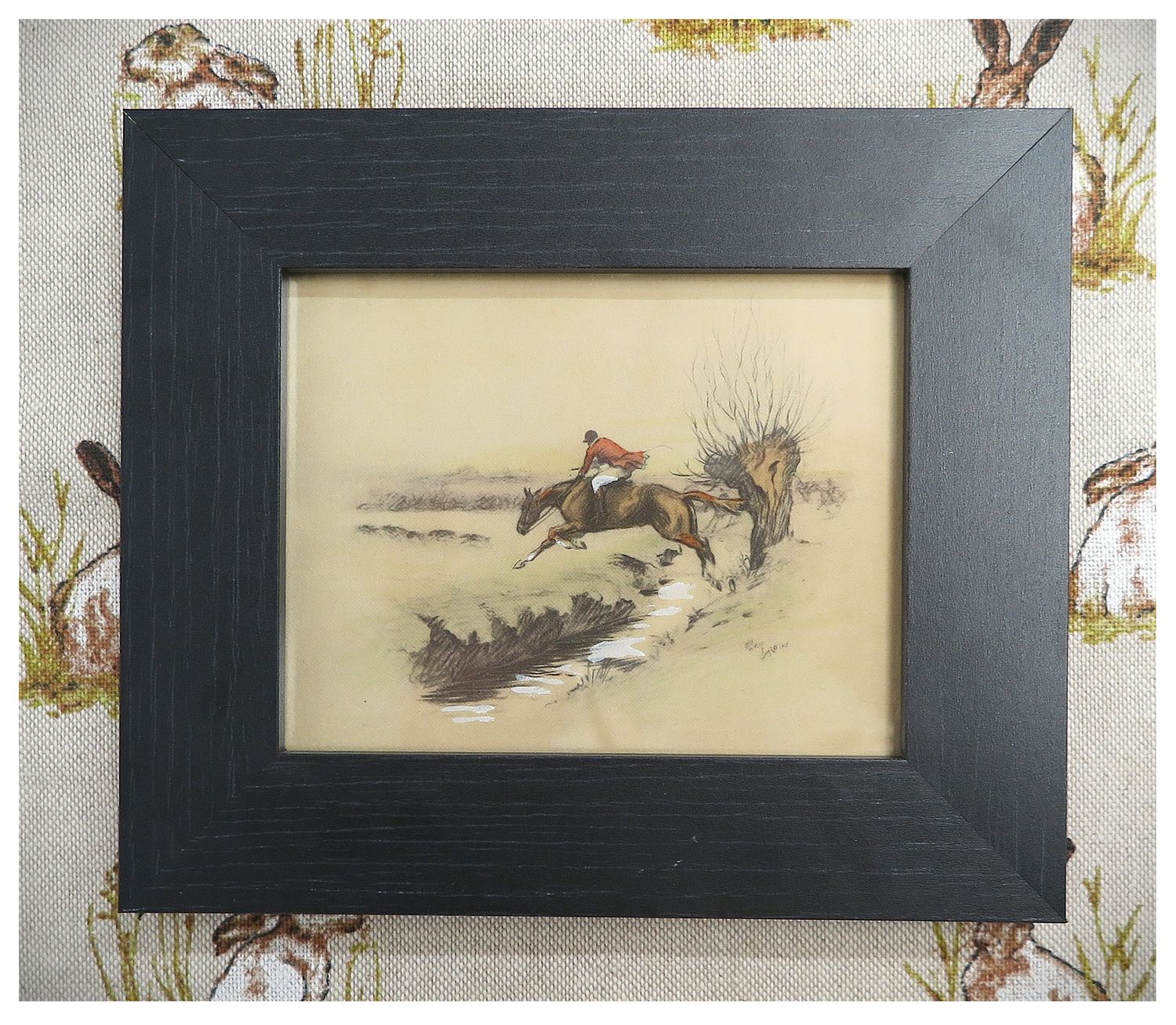 Framed Cecil Aldin Picture (5x4")