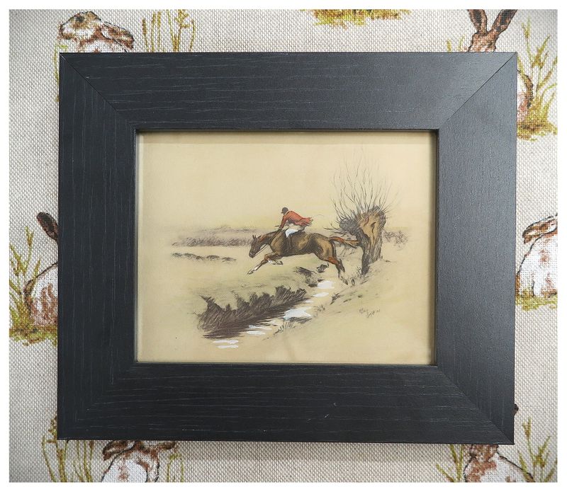 Framed Cecil Aldin Picture (5x4")