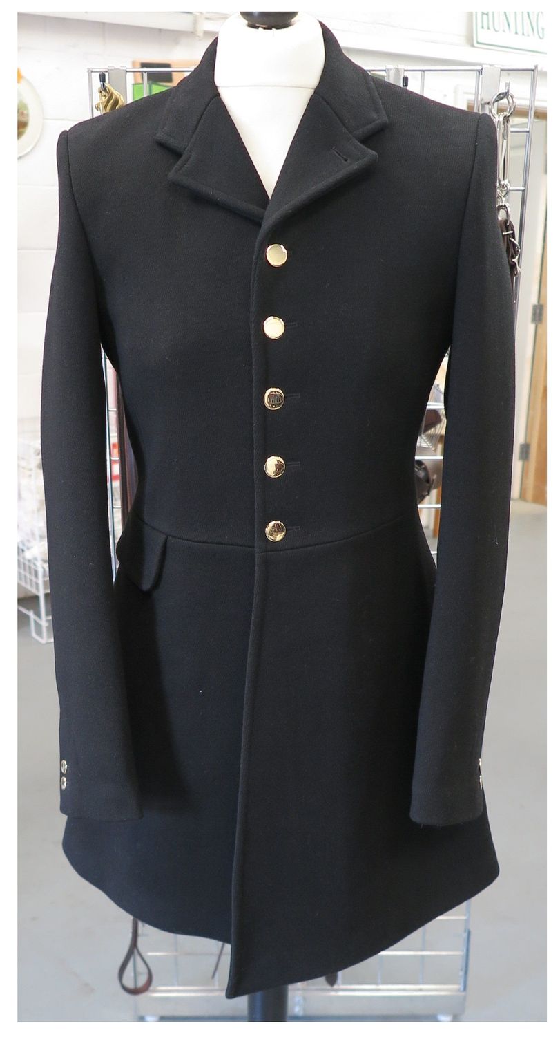 Gents 38" Waterford, Black Hunt Coat