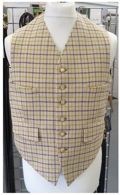 Gents 40",  Tattersall Waistcoat