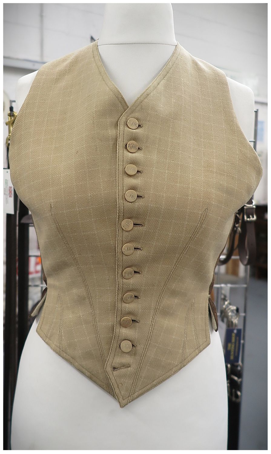Ladies 36", Vintage Tailored Waistcoat