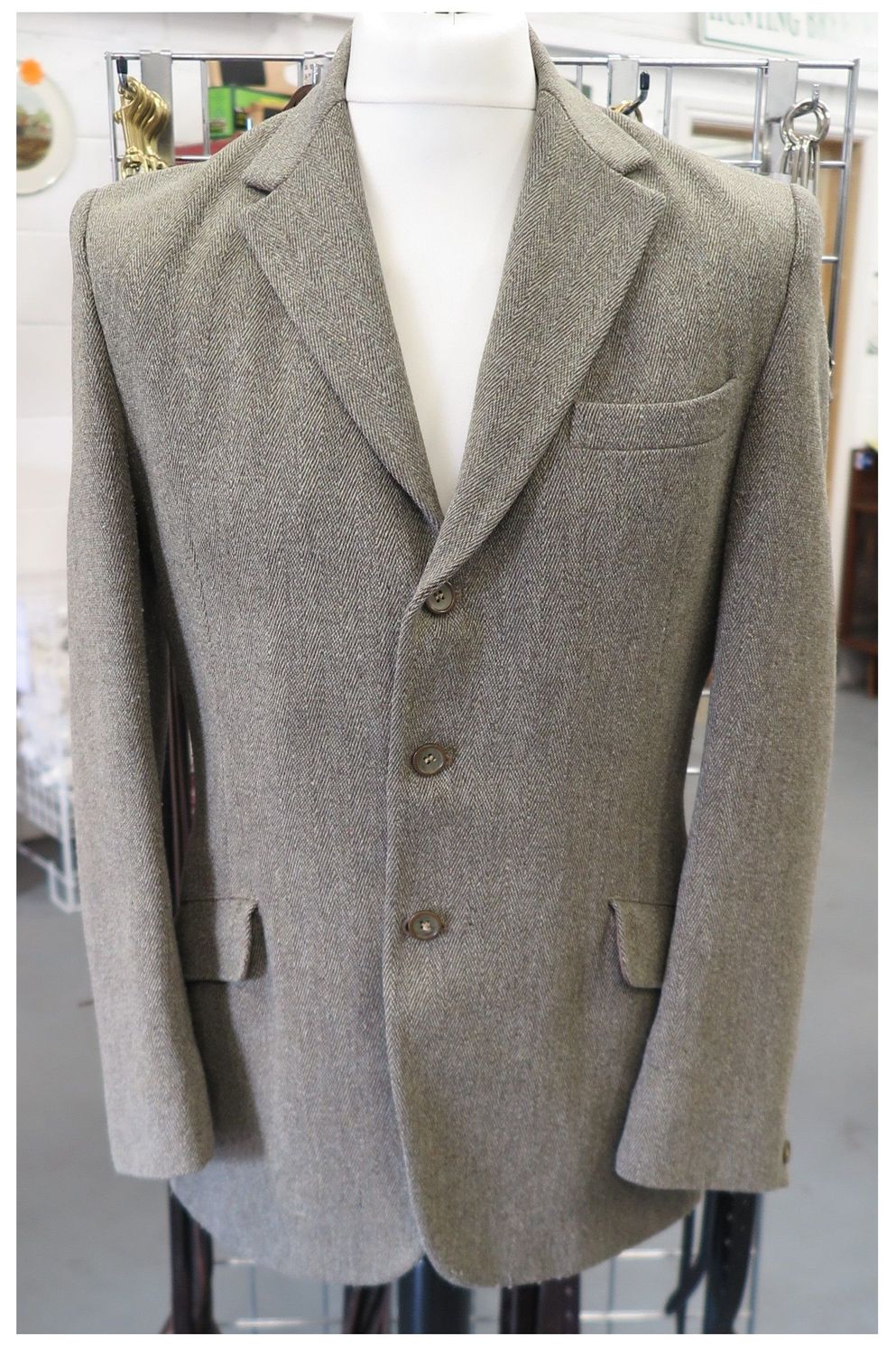 Gents 40" Cambrian, Derby Tweed Hacking Jacket
