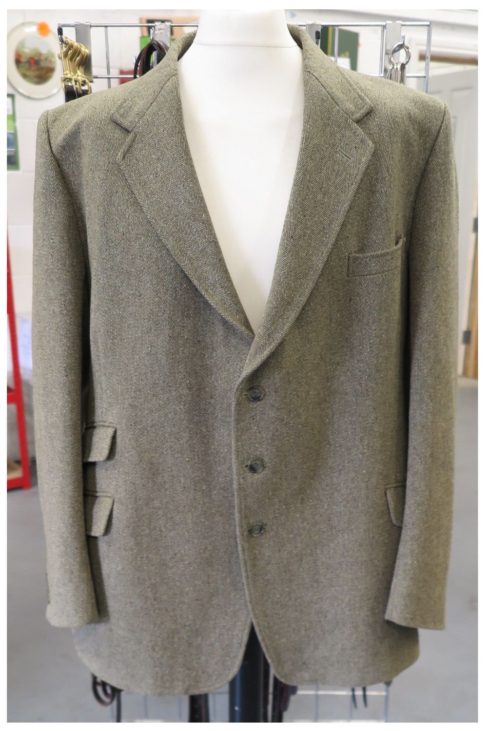 Gents 48" , Derby Tweed Hacking Jacket