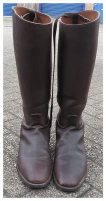Size 7 - 7.5, Hawkins, Brown Leather Boots