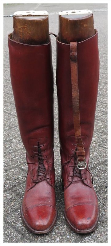 Size 6, Brown Leather Field Boots